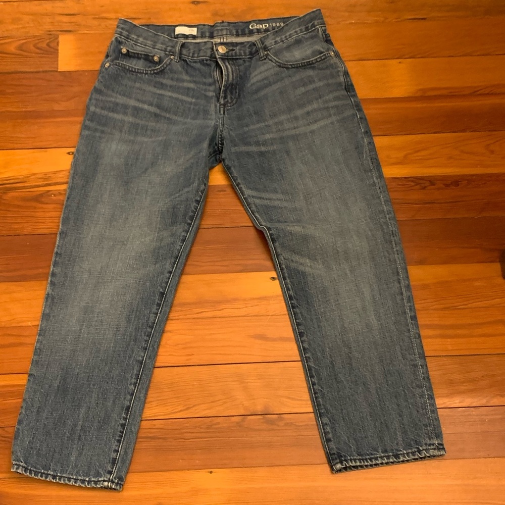 GAP Sexy Boyfriend Crop Jeans 28P EUC